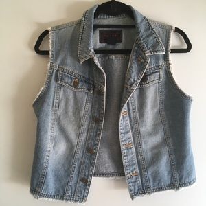Ralph Lauren Cropped Denim Vest